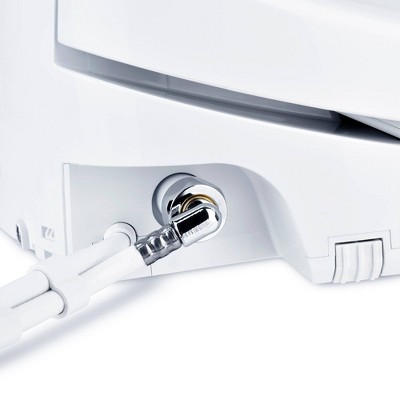 Elongated White Smart Bidet Toilet Seat with Remote
