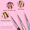 Saviland Pro Dot & Line Master Kit - 8PC Dual-Tip Dotting Stylus & Liner Brush Set for Gel Art Precision Craft. (Size: 8 Count) - 3 of 4