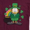 Men's - Garfield - Garfield Rainbow Shamrocks Patrick's Day Short Sleeve Graphic T-Shirt - 2 of 4