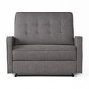 47" Wide Fabric Manual Recliner with Spacious Cushioned Seat - 3 of 4
