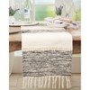 Saro Lifestyle Banded Design Cotton Table Runner - image 3 of 3