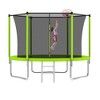 14/12/8FT Outdoor Trampoline Jumping Recreational Trampolines W/Safety Net, Ladder & Basketball Hoop for Kids & Adults - ModernLuxe - 2 of 4