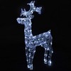 vidaXL Reindeer Christmas Decoration 90 LEDs 23.6"x6.3"x39.4" Acrylic - 3 of 4