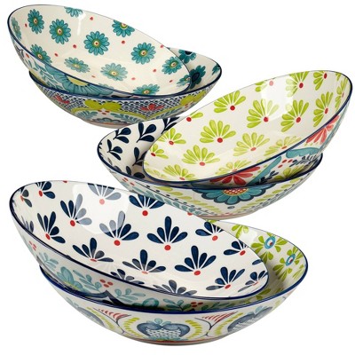 Certified International Set of 6 40ozTalavera Soup/Pasta Bowls
