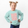 The Juniper Shop Big Sis Distressed Toddler Graphic Sweatshirt - 2 of 2