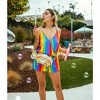 Tipsy Elves Rainbow Pride Romper for Women – Colorful Sleeveless Summer Jumpsuit with Adjustable Waist and Pockets - 3 of 4