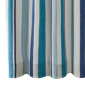 Split P Colby Stripe Blue Shower Curtain 72" x 72" - 1 of 4