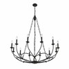 Z-Lite Arabella 12 - Light Chandelier in  Matte Black - 3 of 4