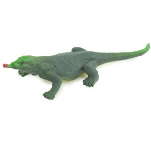 North American green anole Lizard, Rubber Reptile, Hand Painted, Educational, Realistic, Model, Replica, Toys,   2 1/2 Inches.    WR37 B197 - 1 of 4