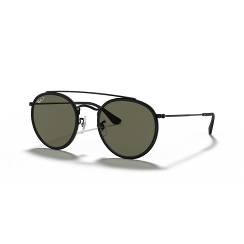 Ray ban 53mm hot sale polarized round sunglasses