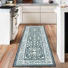 Area Rugs VintageRugs Machine Washable Low Pile for Bedroom Soft Area Rug Print Carpet with Rubber Backing for Home Office Decor  Laundry Room - 3 of 4