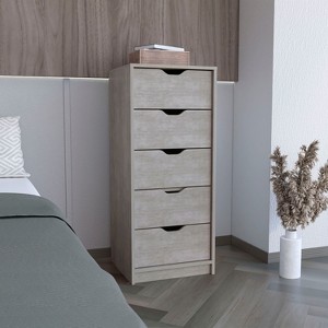 NicBex 5 Drawer Dresser with Superior Top Modern Closet Organizers and Storage Chests of Drawers for Bedroom, Living Room, Hallway - 1 of 4