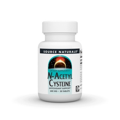 N-Acetyl Cysteine 600mg by Source Naturals, Inc.  -  30 Tablet