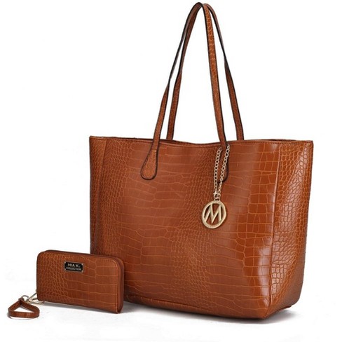 MKF Collection by Mia K. MKF Collection Sadie Oversized Tote & Wallet Set by Mia K main image 0