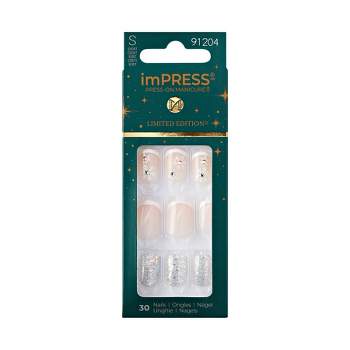 KISS Products imPRESS Fake Nails - Jolly Holiday - 33ct