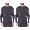 Alpine Swiss Mens Thermal Long Sleeve Top Underwear Crew Neck Shirt Waffle Knit Henley Base Layer - 4 of 4