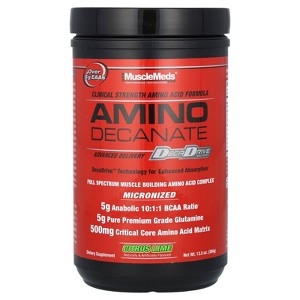 MuscleMeds Amino Decanate, Citrus Lime, 13.5 oz (384 g) - 1 of 4