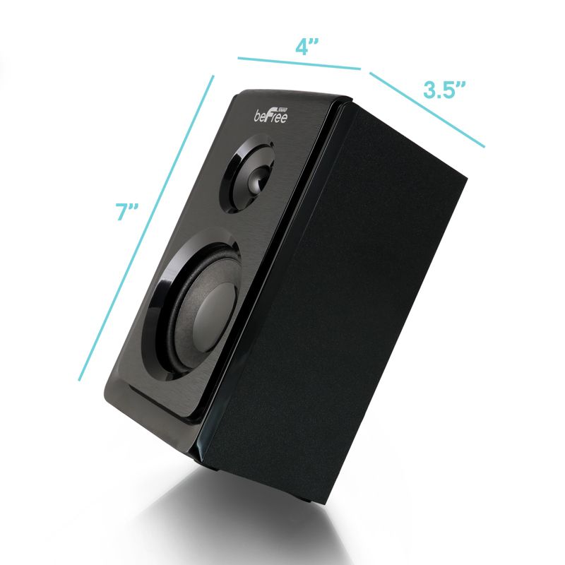beFree Sound 5.1 Channel Bluetooth Surround Sound Speaker System in Black, 4 of 7