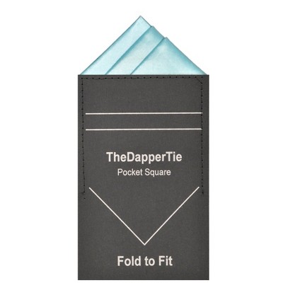 TheDapperTie - Men's Trifecta Triangle Pre Folded Pocket Square