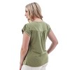 Aventura Clothing Women's Solid Poet Top - 2 of 4