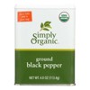 Simply Organic - Ground Black Pepper - Case of 6/4.0 oz - 2 of 4