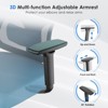 PAGED Ergonomic Office Chair Mesh Desk Chair Swivel Computer Chair with 3D Armrest, Adjustable Lumbar Support and Headrest for Office - 3 of 4