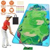 iMountek "Casual Golf Game Set with 20 Sticky Balls, Indoor/Outdoor Golf Practice Mat, Chipping Green, Storage Bag" Green - 2 of 4