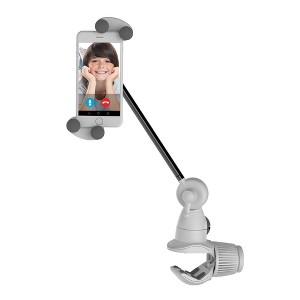 Barkan 4" - 12" Portable, Single-Arm, Multi - Position Smartphone & Tablet Mount, Full Motion 3D 360° - 1 of 4