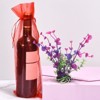 Unique Bargains Sheer Mesh Drawstring Gift Pouches Organza Wine Bags 12 Pcs 14.5"x5.5" - 3 of 4