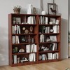 Lyngins Modern 5-Tier Bookshelves,60 Inches Tall Adjustable Shelves Office Bookcases,Wood Tip-over Resistant Bookcases for Bedroom,Living Room - 2 of 4