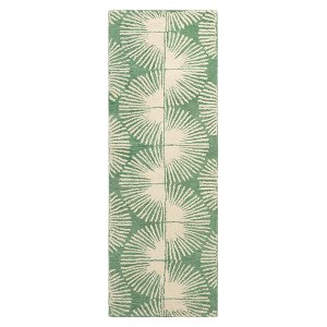 NICOLE MILLER NEW YORK Kendall Fluted Geo Handcrafted Area Rug, 100% Wool Rug - 1 of 4