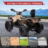 Jojoka 4 Wheel Kids ATV, Bombardier Licensed 4WD Electric ATV, 12V Ride On Toy Car w/4X200W Motors, 2-Seater - 4 of 4