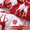 3 Piece Christmas Bedding Duvet Cover Set - 4 of 4