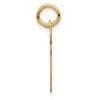 Black Bow Jewelry 14k Yellow Gold, Sophia Collection, Small Script Initial W Pendant - 2 of 4