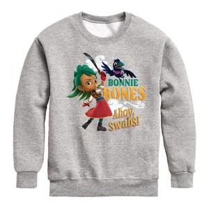 Boys' - Santiago of The Sea - Bonnie Bones Swabs Graphic Long Sleeve Fleece Sweatshirt - 1 of 4