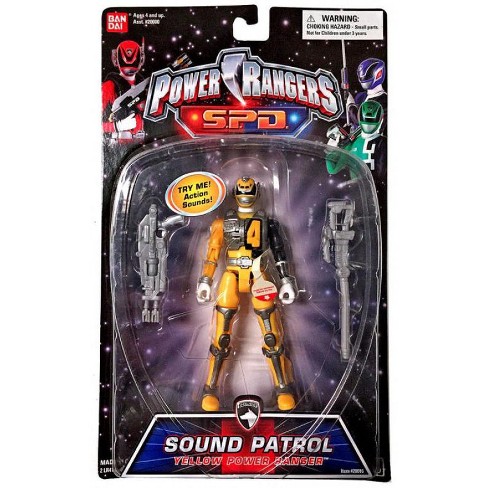 Power Rangers Spd Sound Patrol Yellow Power Ranger Action Figure Target