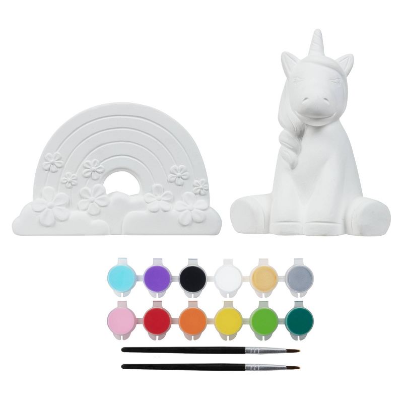 Tulip Color Daydream Ceramic Painting Kit Unicorn Rainbow Craft Supplies, 2 of 9