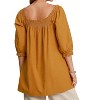 Women's Ruched Neckline Tunic Top - umgee - 2 of 3