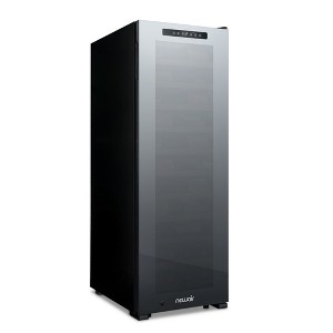 Newair Shadow Series Wine Cooler Refrigerator 62 Bottle, Freestanding Mirrored Wine Fridge with Double-Layer Tempered Glass Door & Compressor Cooling - 1 of 4