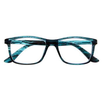 ICU Eyewear Novato Rectangle Reading Glasses - Teal +1.25