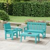 WestinTrends Malibu 4-Piece HDPE Outdoor Patio Furniture Couch Set - 2 of 4