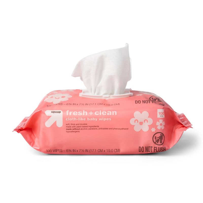 Fresh & Clean Scented Baby Wipes - up & up™ (Select Count), 3 of 18