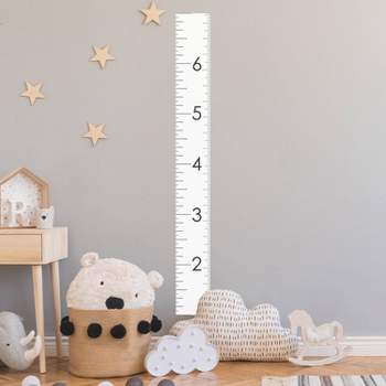 Peel and Stick Wall Decal Growth Chart - Classic Ruler - Cloud Island™