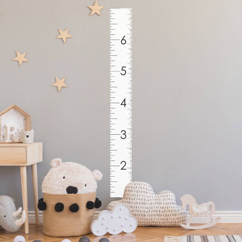 Peel and Stick Wall Decal Growth Chart - Classic Ruler - Cloud Island&#8482;, 1 of 7
