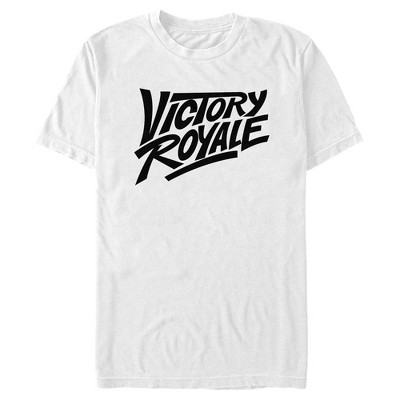 Men's Fortnite Victory Royale Black Logo T-shirt : Target