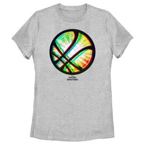 Women's Marvel Doctor Strange in the Multiverse of Madness Neon Logo T-Shirt - 1 of 4
