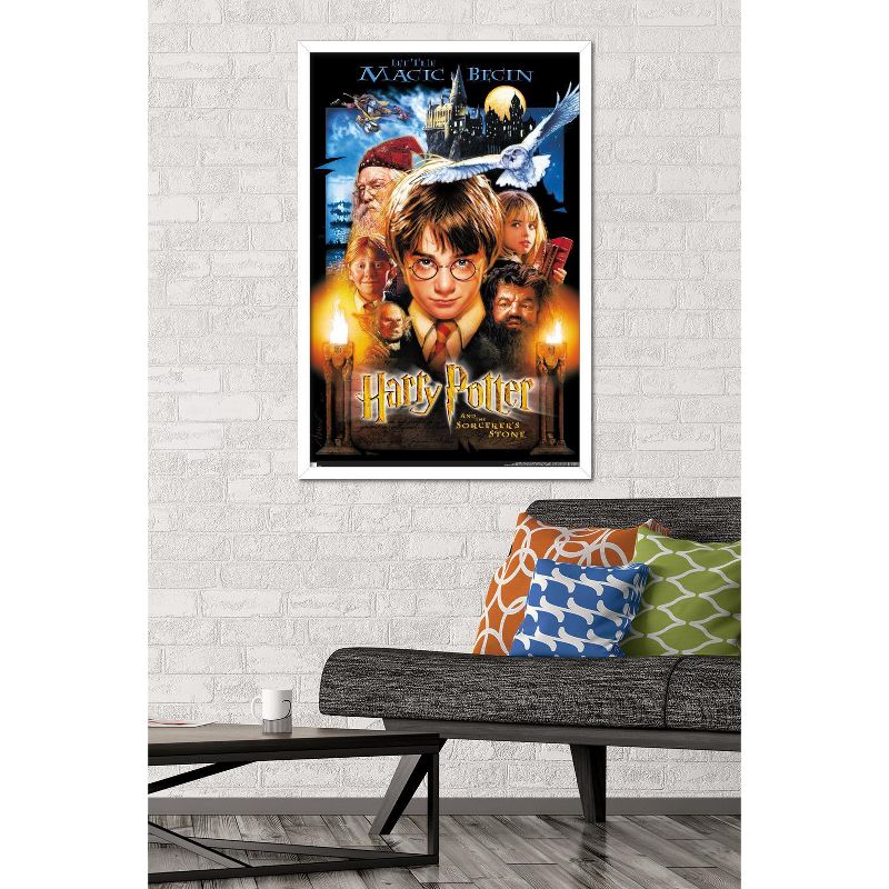 Trends International Harry Potter and the Sorcerer's Stone - One Sheet Framed Wall Poster Prints, 2 of 7