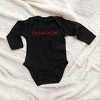 The Juniper Shop Fa La La Puff Print Baby Long Sleeve Bodysuit - 2 of 3