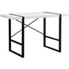 NicBex Home Office Desks 49" Contemporary Desks with Metal Frame Writing Desk Computer Desk Office Desk for Home, Office - 3 of 4
