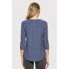 Women's Periwinkle Glitter Sleeve Top - LAST TANGO - 2 of 3